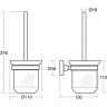 Настенный ёршик для унитаза IDEAL STANDARD IOM A9119AA